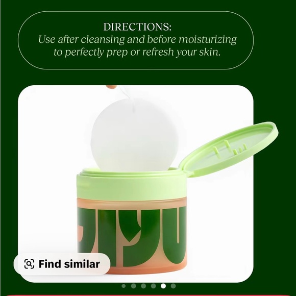 JIYU skin cell and Rejuvenation Toning & Brightening face pads - Picture 4 of 6